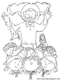 laminas para colorear dibujos de san jose de calasanz dia de los educadores infantiles